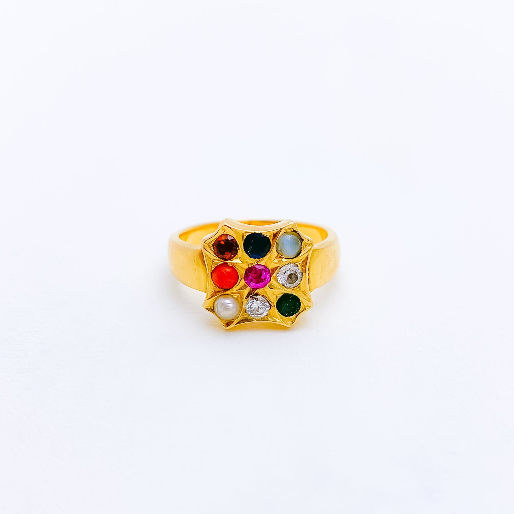 Natural Certified Navaratna Ring 925 Sterling Silver Navaratna Stone Ring  Astrological Purposes Ring, Multi-color Ring, Gift for Her - Etsy